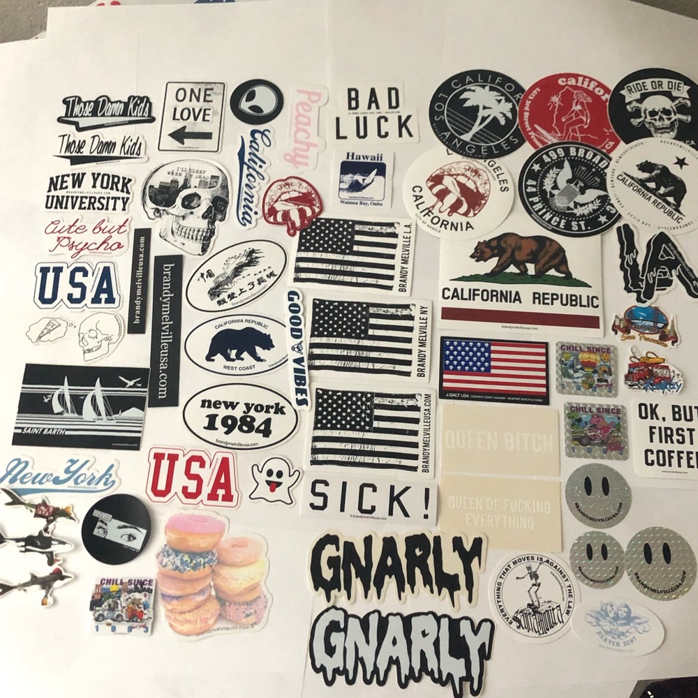 Brandy Melville Stickers (READ BELOW)